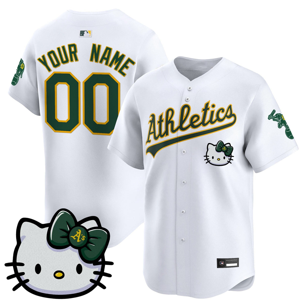 Athletics Meow KT Vapor Premier Limited Custom Jersey Ð Stitched