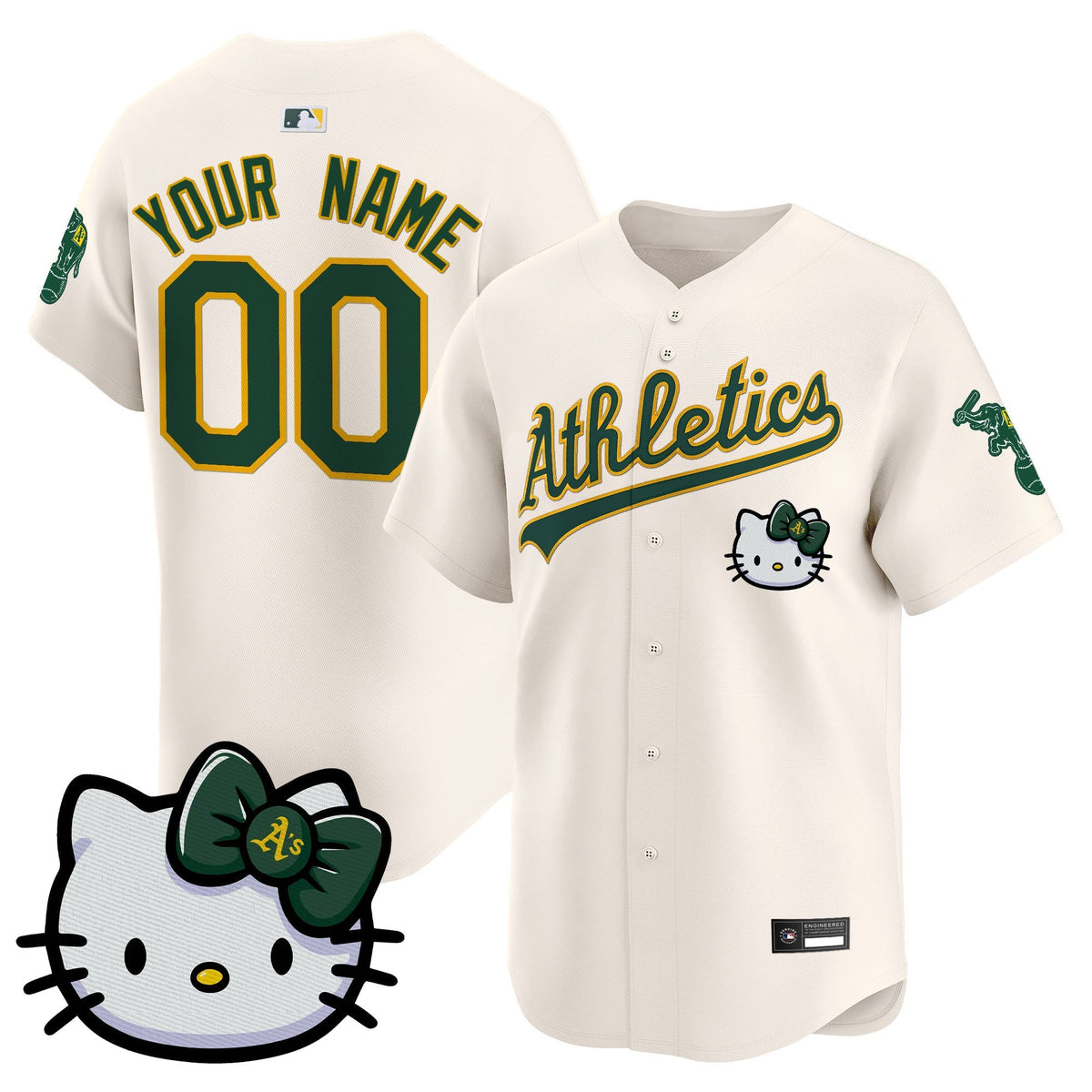 Athletics Meow KT Vapor Premier Limited Custom Jersey Ð Stitched