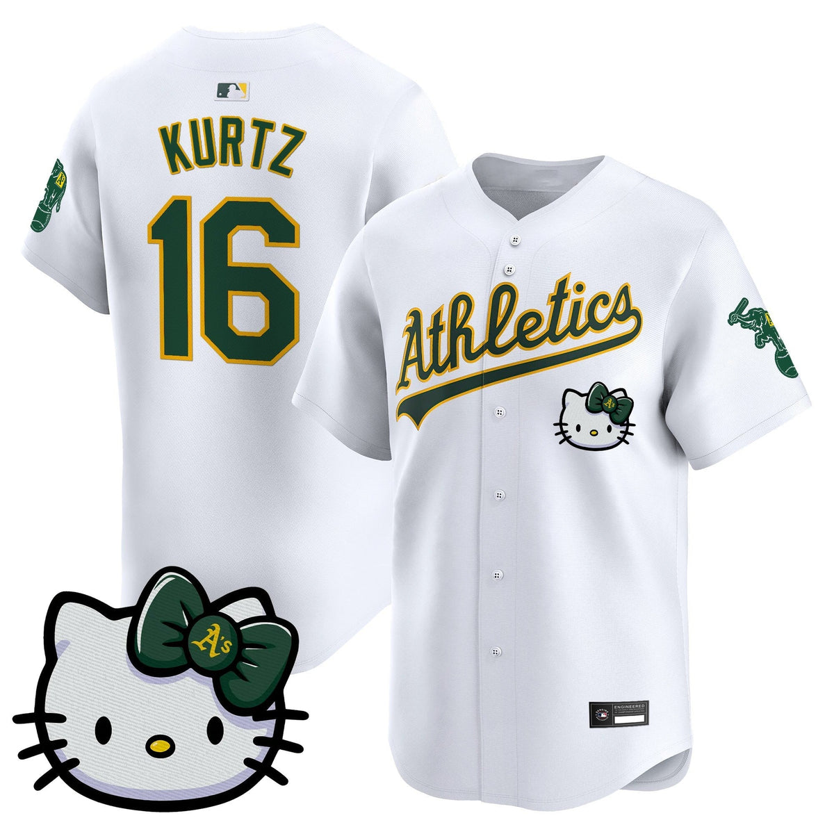 Athletics Meow KT Vapor Premier Limited Jersey Ð Stitched