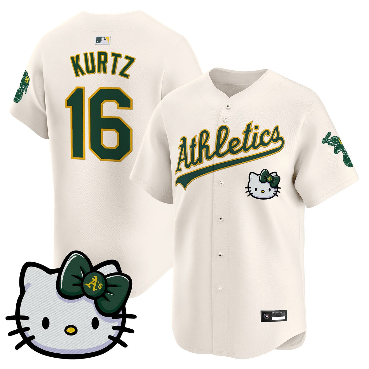 Athletics Meow KT Vapor Premier Limited Jersey Ð Stitched