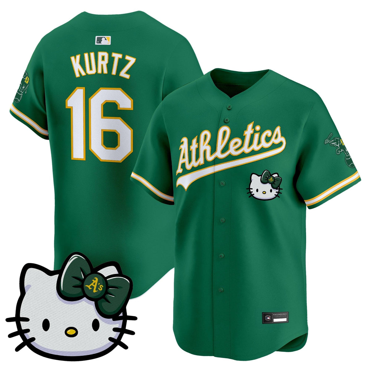 Athletics Meow KT Vapor Premier Limited Jersey Ð Stitched