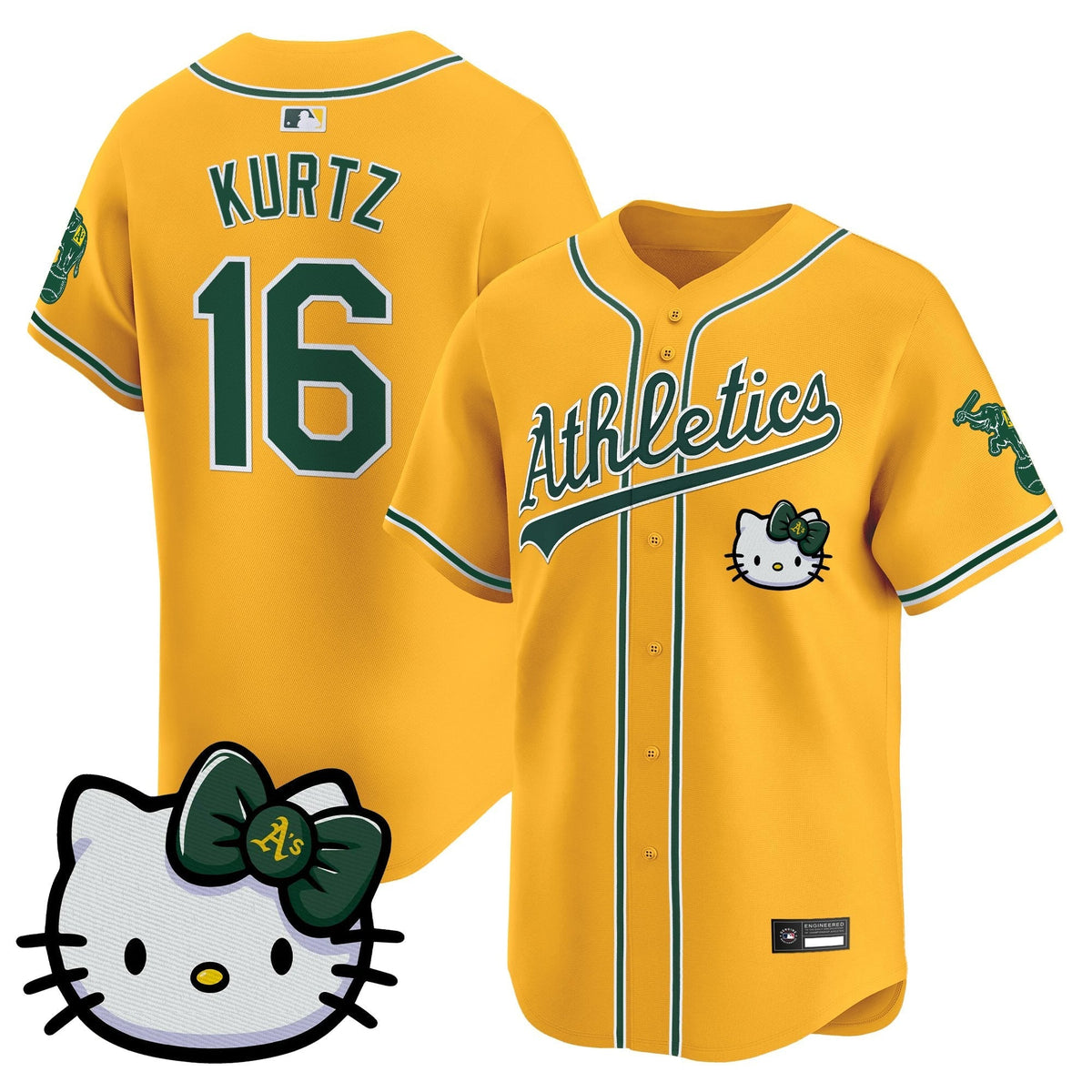Athletics Meow KT Vapor Premier Limited Jersey Ð Stitched
