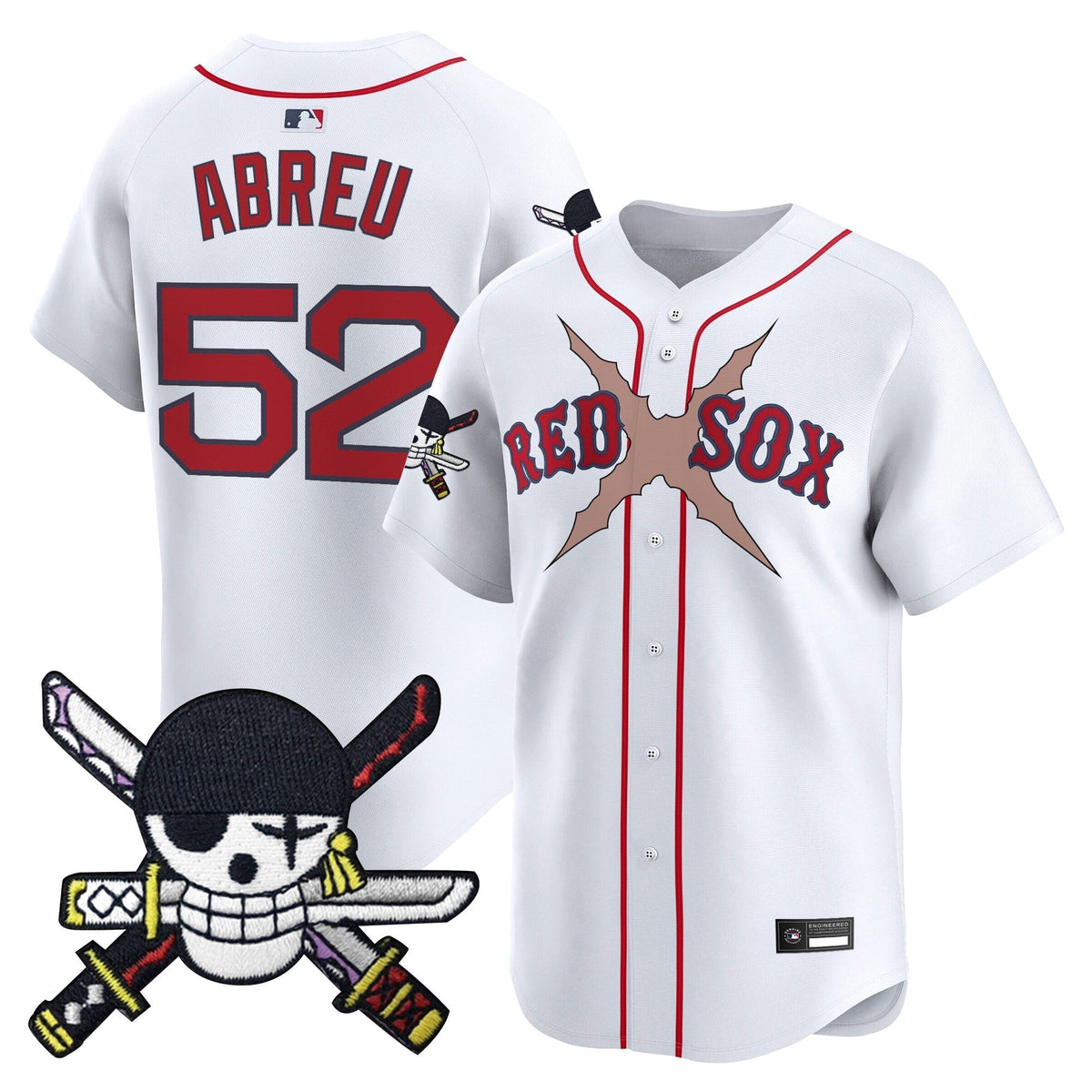 Boston Red Sox x  OP Zr Patch Vapor Premier Limited Jersey - Stitched