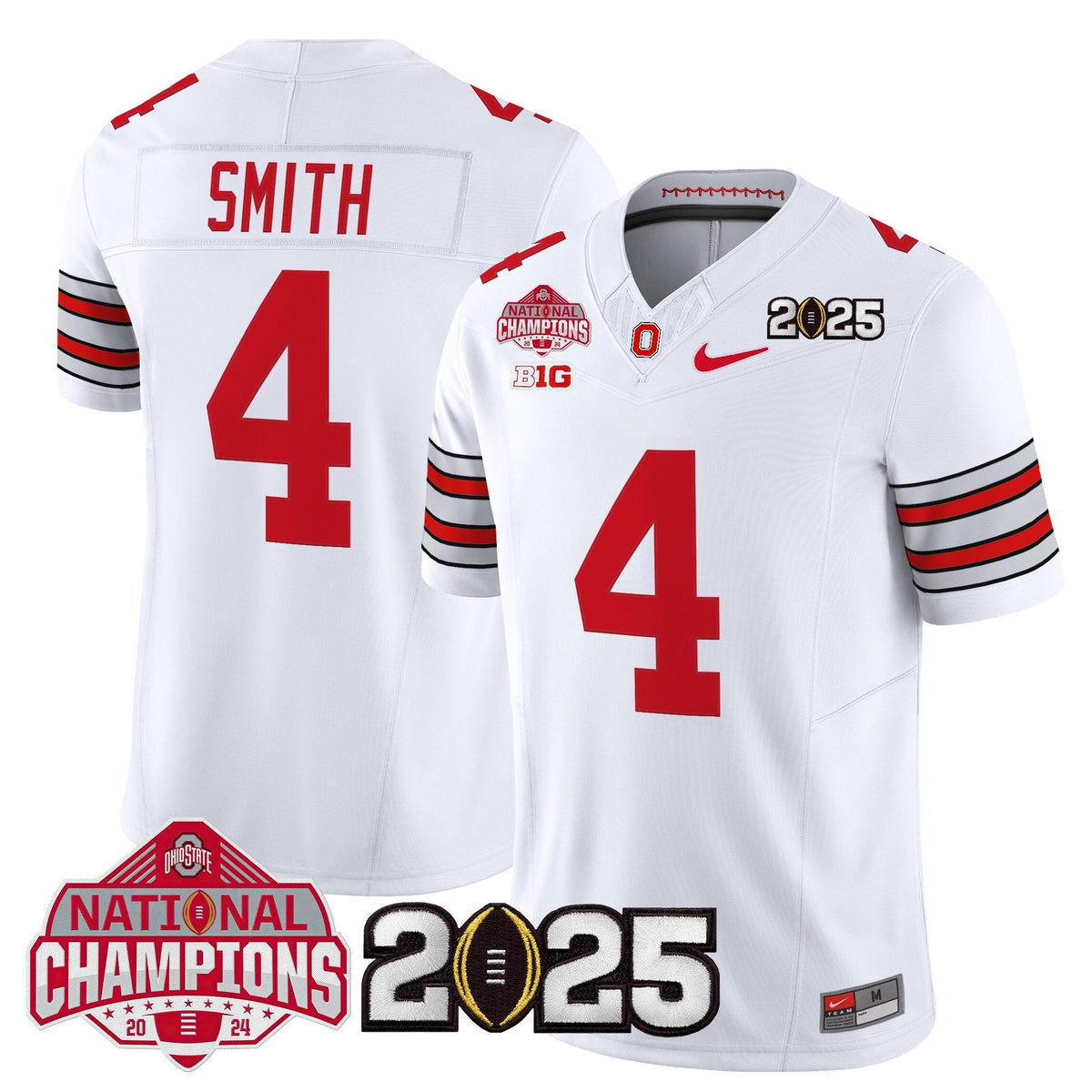 Ohio State Buckeyes 2026 "Tunnel Vision" National Champions Patch Vapor Limited Jersey - Stitched