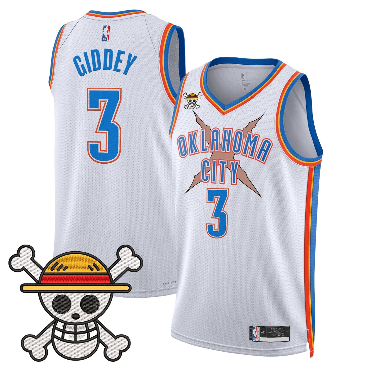 Oklahoma City Thunder x OP Swingman Jersey- Stitched