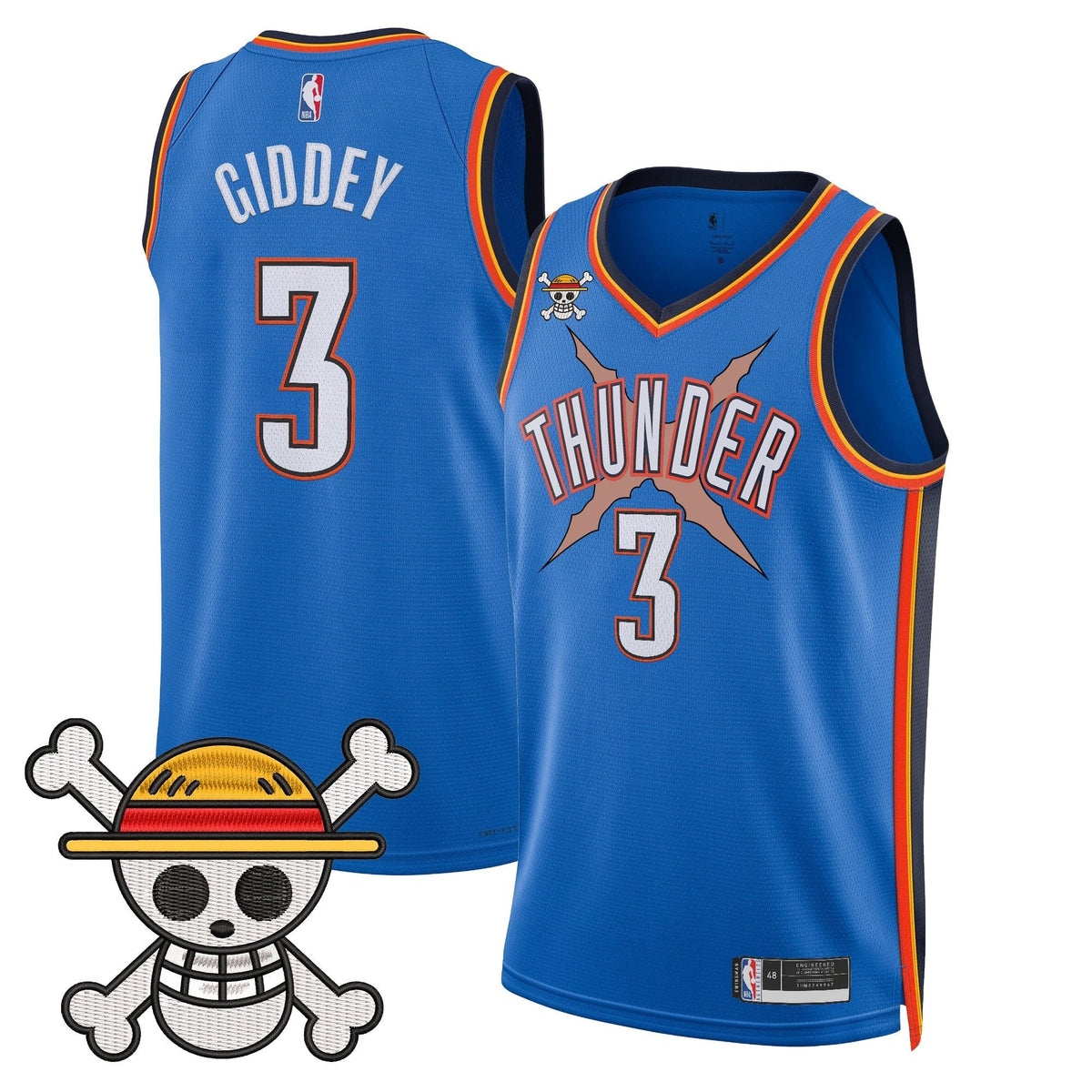 Oklahoma City Thunder x OP Swingman Jersey- Stitched