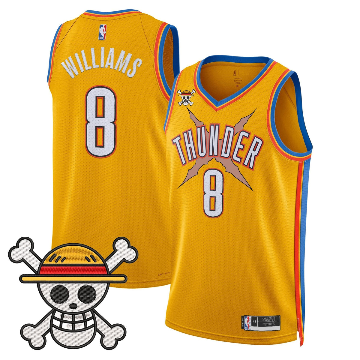 Oklahoma City Thunder x OP Swingman Jersey- Stitched