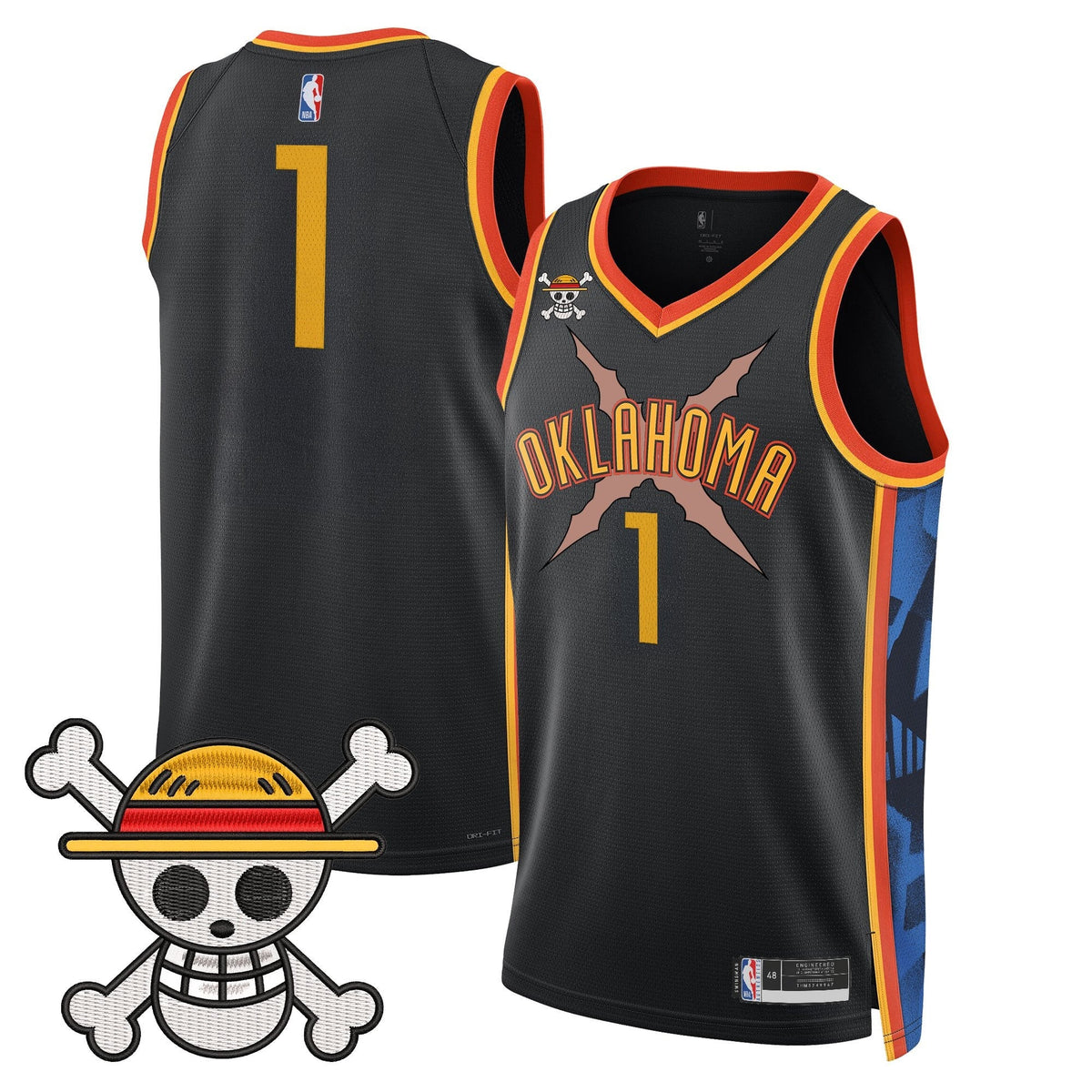 Oklahoma City Thunder x OP Swingman Jersey- Stitched