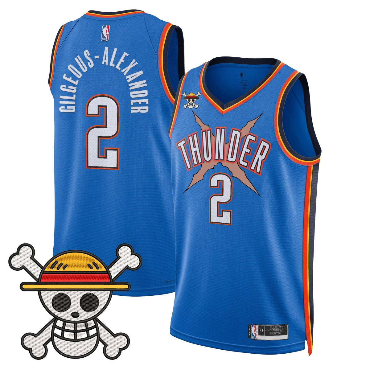 Oklahoma City Thunder x OP Swingman Jersey- Stitched