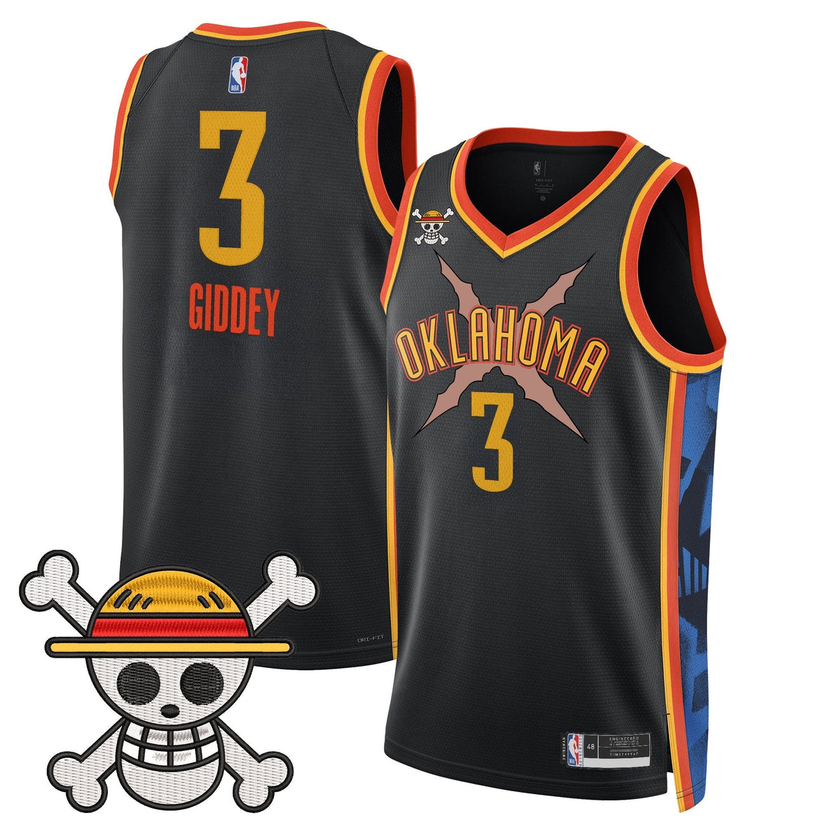 Oklahoma City Thunder x OP Swingman Jersey- Stitched