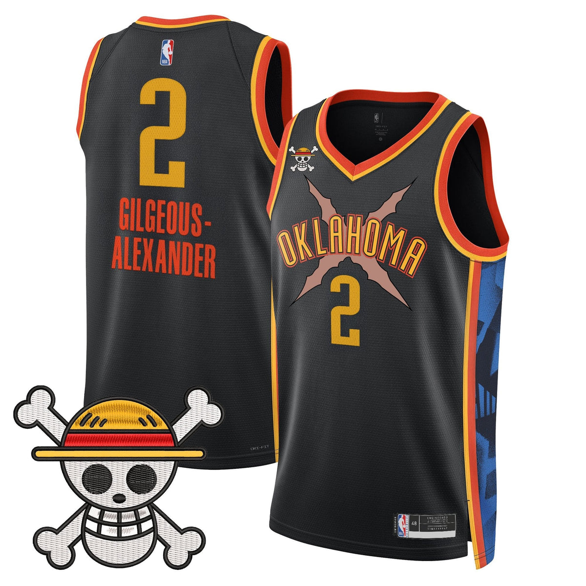 Oklahoma City Thunder x OP Swingman Jersey- Stitched