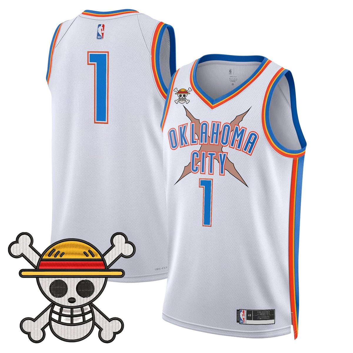 Oklahoma City Thunder x OP Swingman Jersey- Stitched