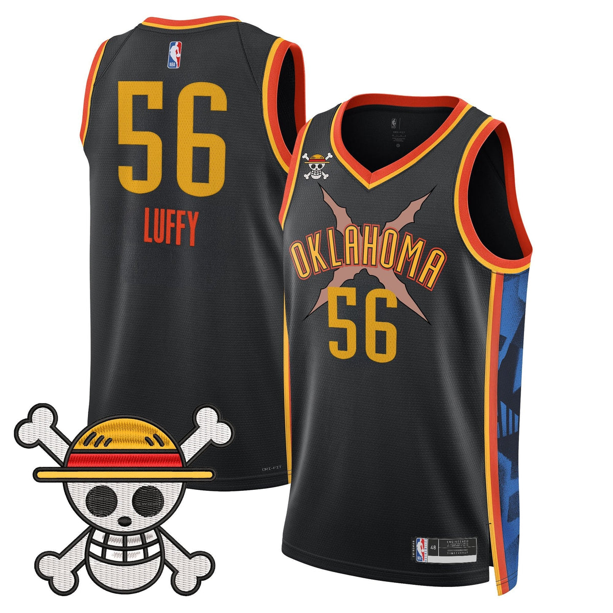 Oklahoma City Thunder x OP Swingman Jersey- Stitched