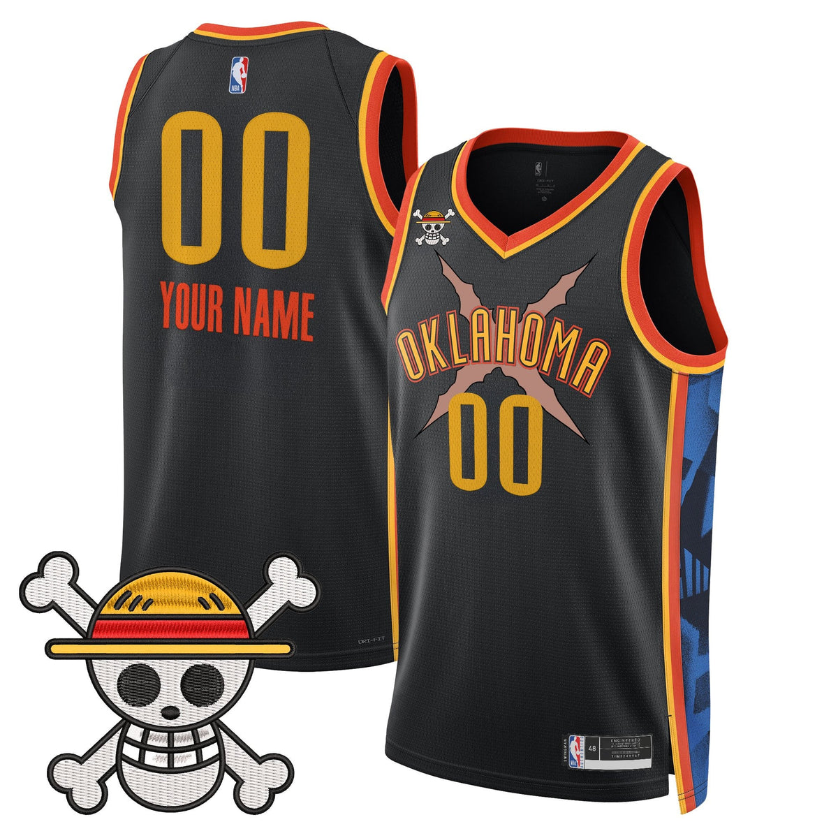 Oklahoma City Thunder x OP Swingman Custom Jersey- Stitched