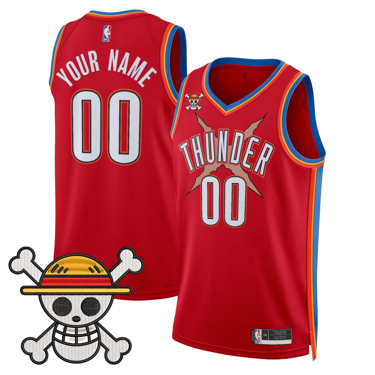 Oklahoma City Thunder x OP Swingman Custom Jersey- Stitched
