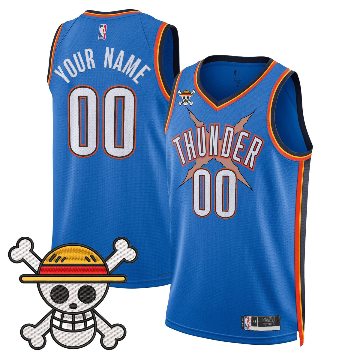 Oklahoma City Thunder x OP Swingman Custom Jersey- Stitched