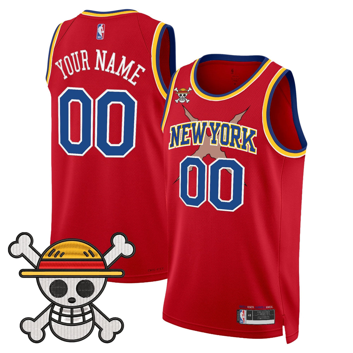 New York Knicks x OP Swingman Custom Jersey- Stitched