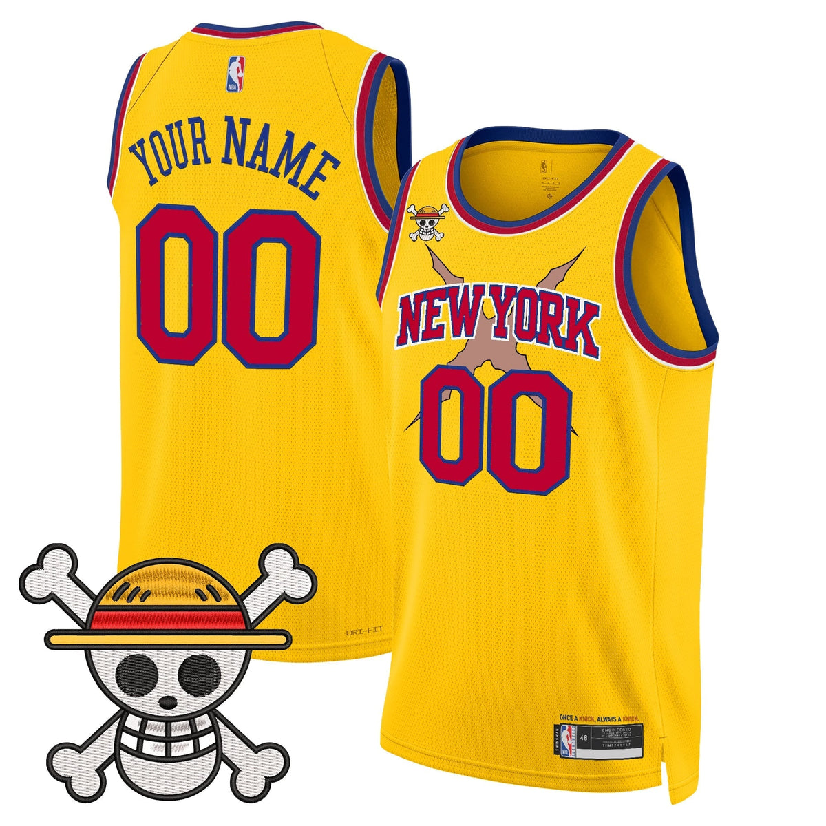 New York Knicks x OP Swingman Custom Jersey- Stitched