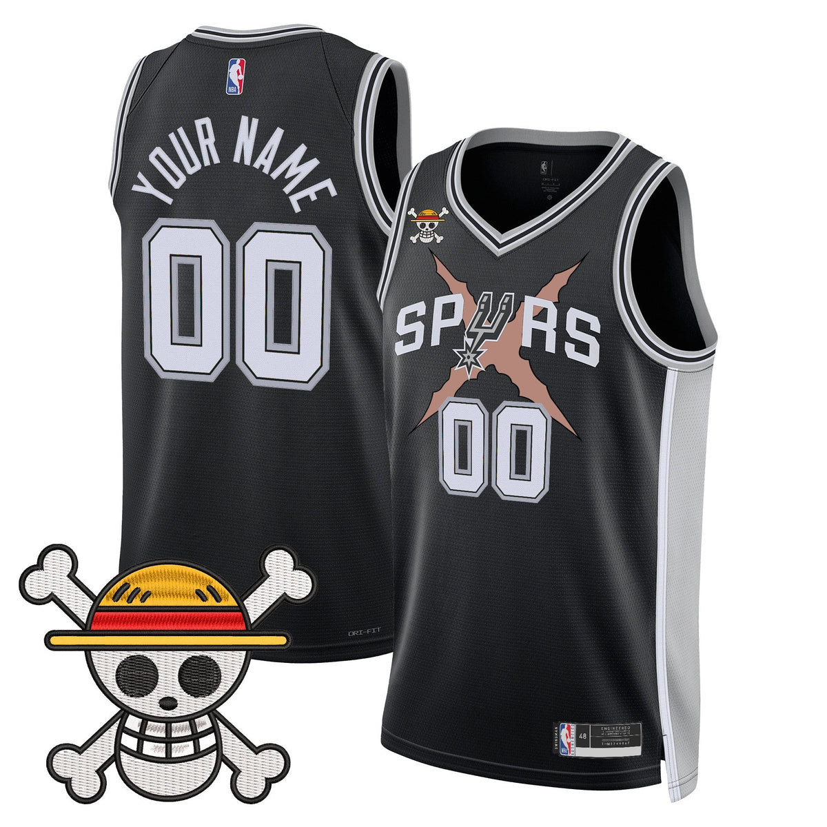 San Antonio Spurs x OP Custom Jersey Collection - Stitched