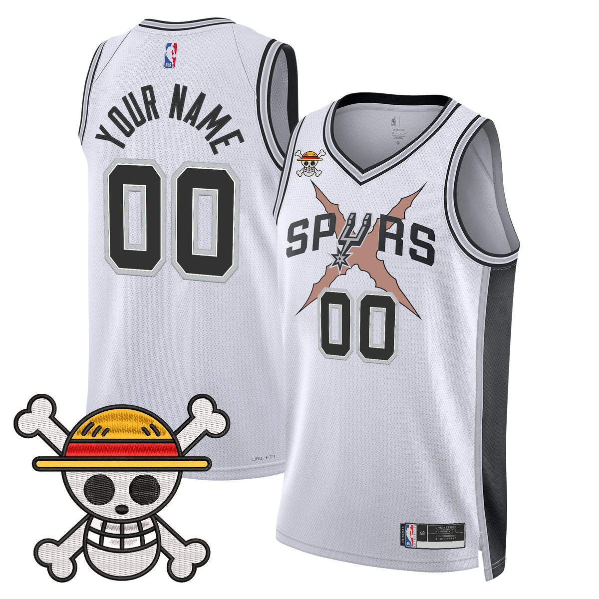 San Antonio Spurs x OP Custom Jersey Collection - Stitched