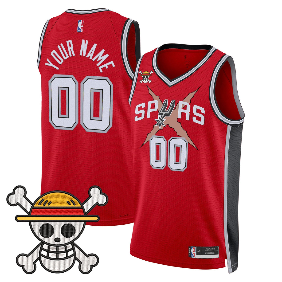 San Antonio Spurs x OP Custom Jersey Collection - Stitched