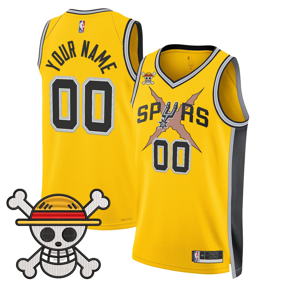 San Antonio Spurs x OP Custom Jersey Collection - Stitched