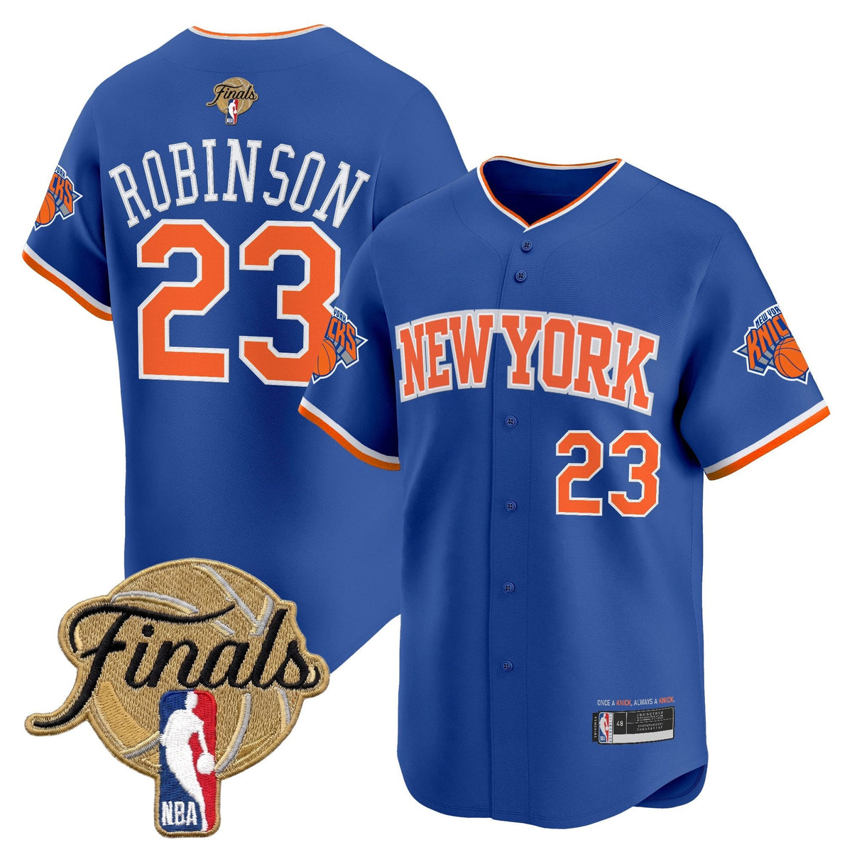 New York Knicks 2026 Finals Vapor Baseball Jersey - Stitched-Cuztomshoes
