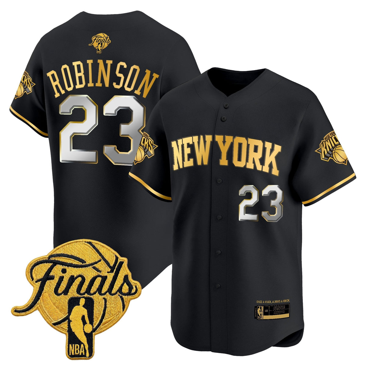 New York Knicks 2026 Finals Vapor Baseball Jersey - Stitched-Cuztomshoes