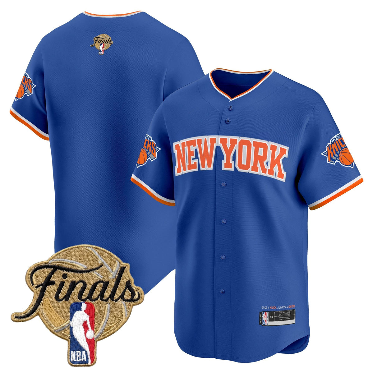 New York Knicks 2026 Finals Vapor Baseball Jersey - Stitched-Cuztomshoes