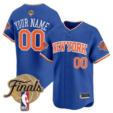 New York Knicks 2026 Finals Vapor Custom Baseball Jersey - Stitched-Cuztomshoes