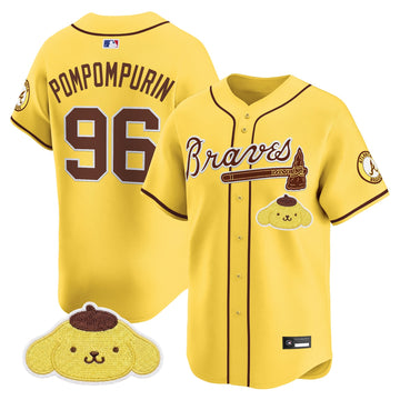 Atlanta Braves x Sanrio Friends Vapor Premier Limited Jersey - Stitched-Cuztomshoes