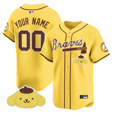 Atlanta Braves x Sanrio Friends Vapor Premier Limited Custom Jersey - Stitched-Cuztomshoes