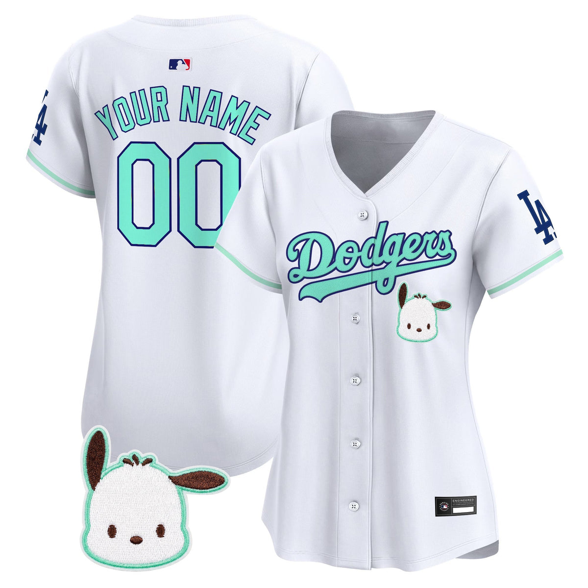 Los Angeles Dodgers x Sanrio Friends Vapor Premier Limited Custom Jersey - Stitched-Cuztomshoes