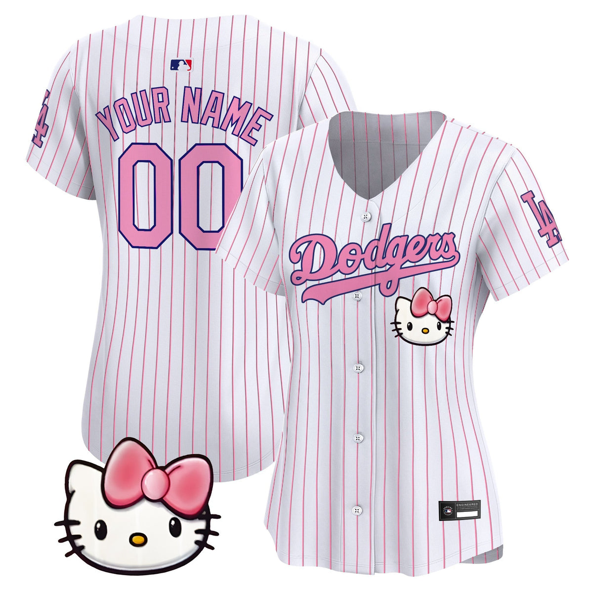 Los Angeles Dodgers x Sanrio Friends Vapor Premier Limited Custom Jersey - Stitched-Cuztomshoes