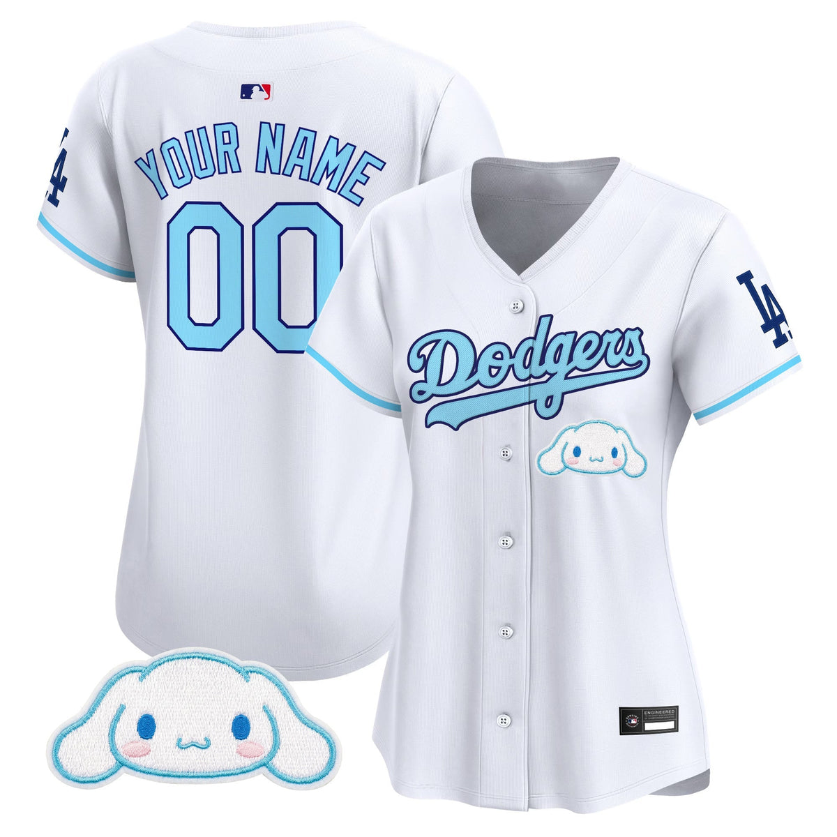 Los Angeles Dodgers x Sanrio Friends Vapor Premier Limited Custom Jersey - Stitched-Cuztomshoes
