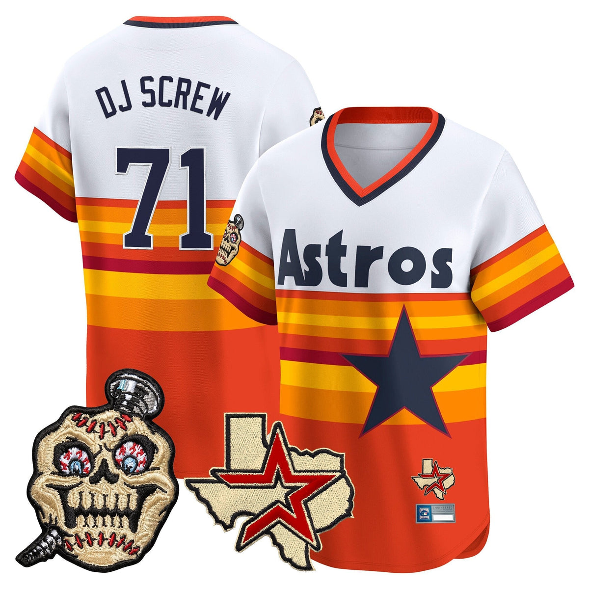 Houston Astros Screwed Up Click Vapor Premier Limited Jersey - Stitched-Cuztomshoes