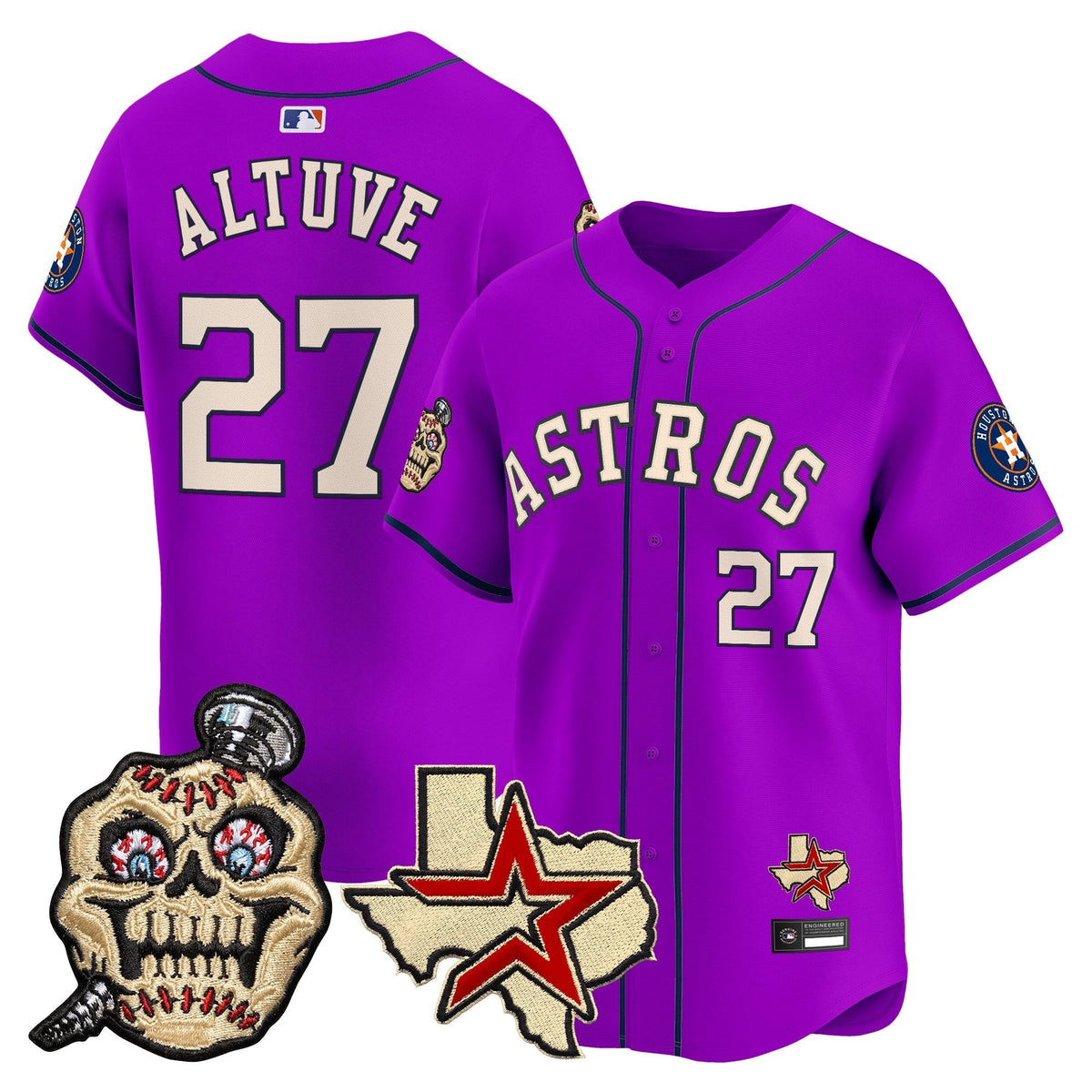 Houston Astros Screwed Up Click Vapor Premier Limited Jersey - Stitched-Cuztomshoes