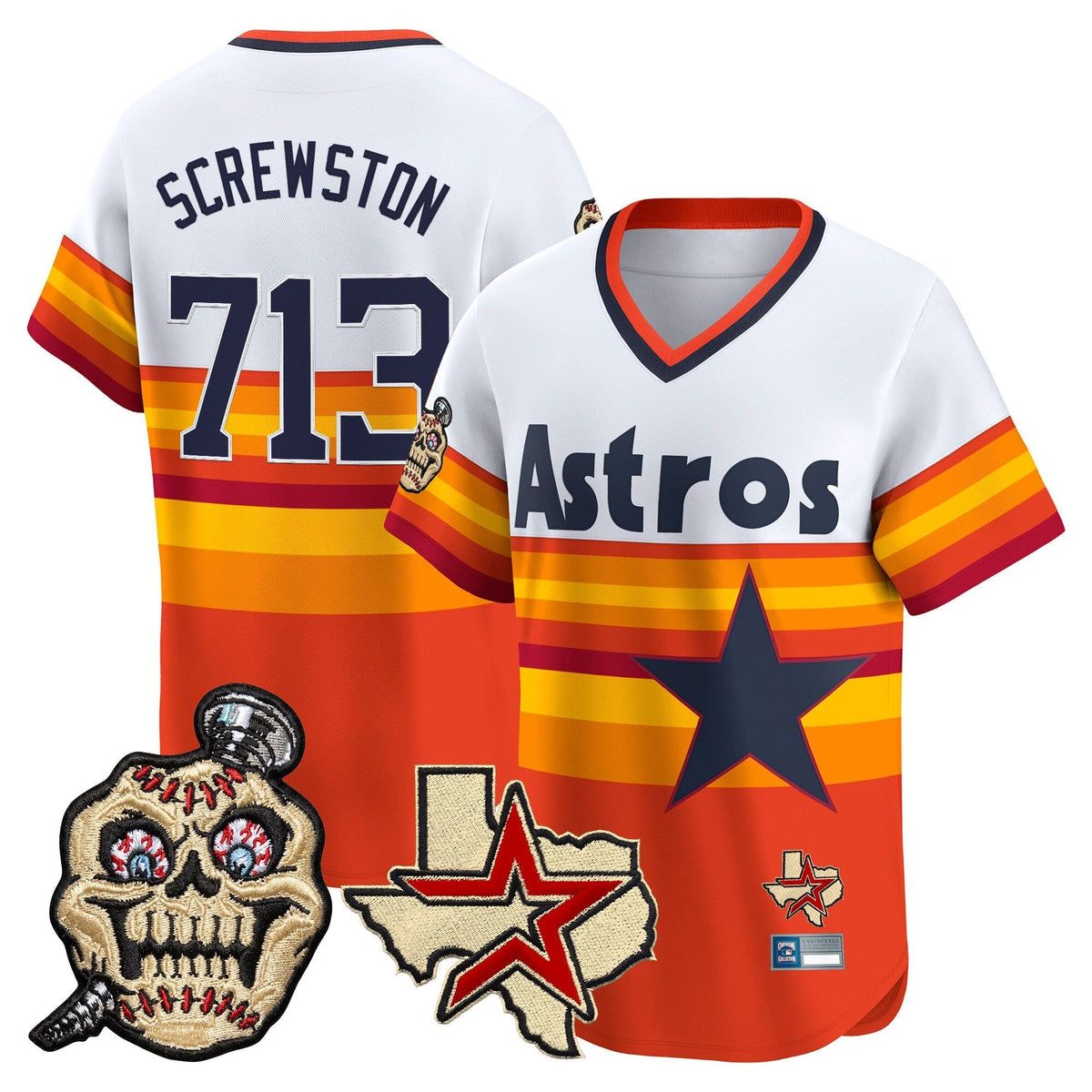 Houston Astros Screwed Up Click Vapor Premier Limited Jersey - Stitched-Cuztomshoes