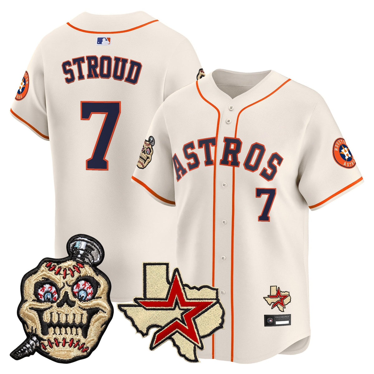 Houston Astros Screwed Up Click Vapor Premier Limited Jersey - Stitched-Cuztomshoes