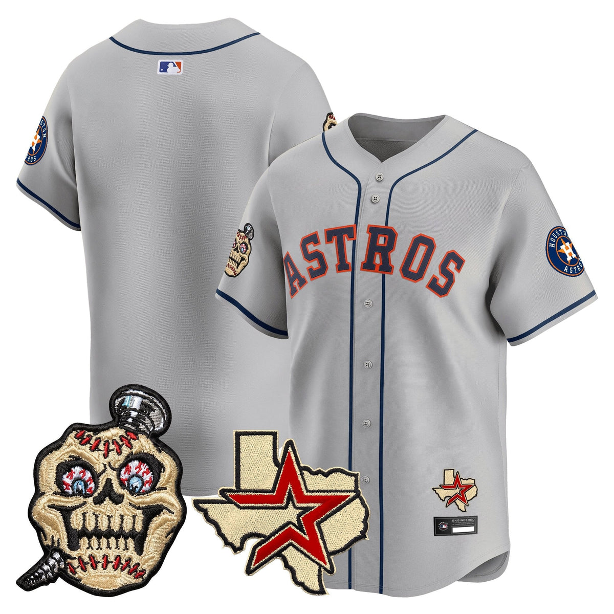 Houston Astros Screwed Up Click Vapor Premier Limited Jersey - Stitched-Cuztomshoes