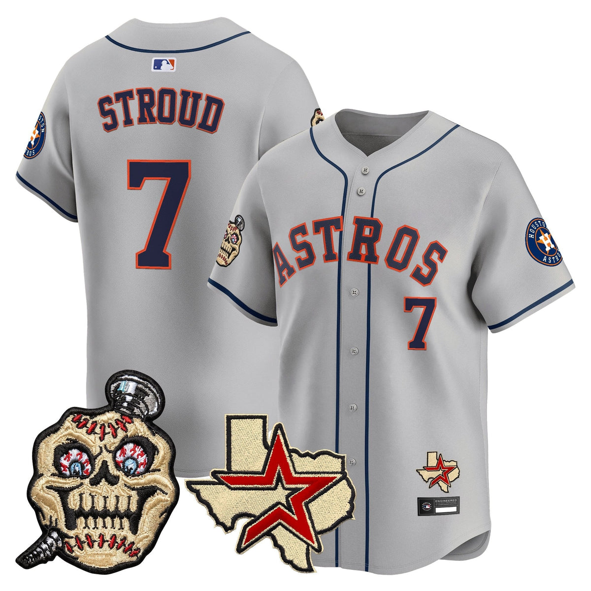 Houston Astros Screwed Up Click Vapor Premier Limited Jersey - Stitched-Cuztomshoes