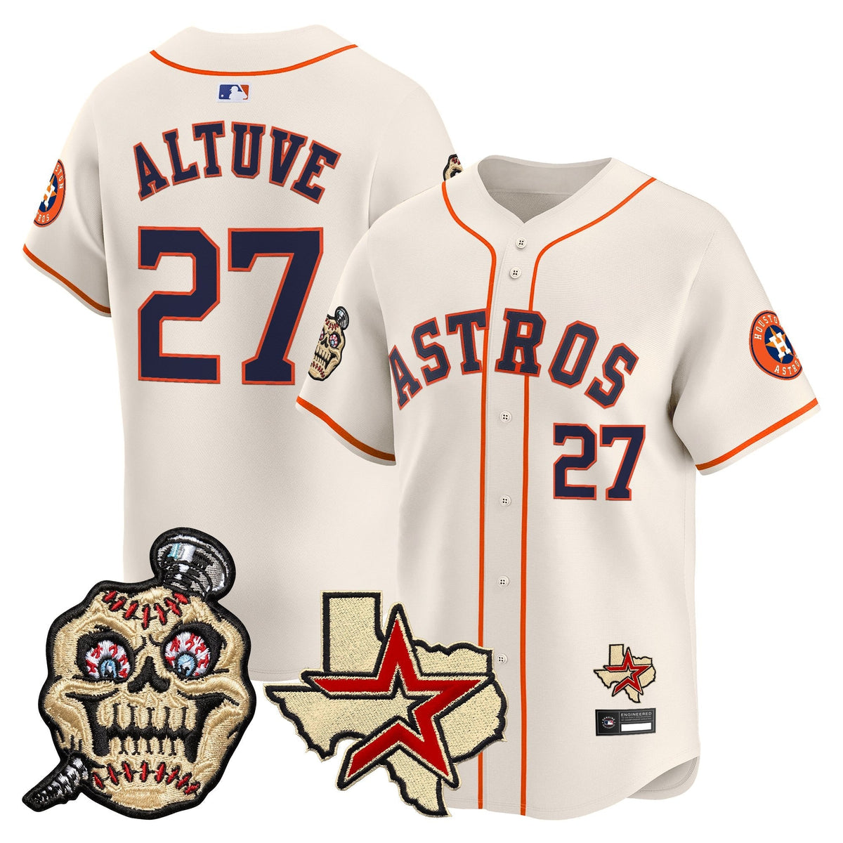 Houston Astros Screwed Up Click Vapor Premier Limited Jersey - Stitched-Cuztomshoes