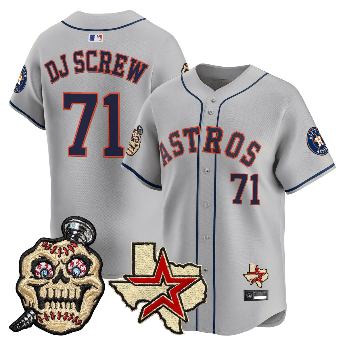 Houston Astros Screwed Up Click Vapor Premier Limited Jersey - Stitched-Cuztomshoes