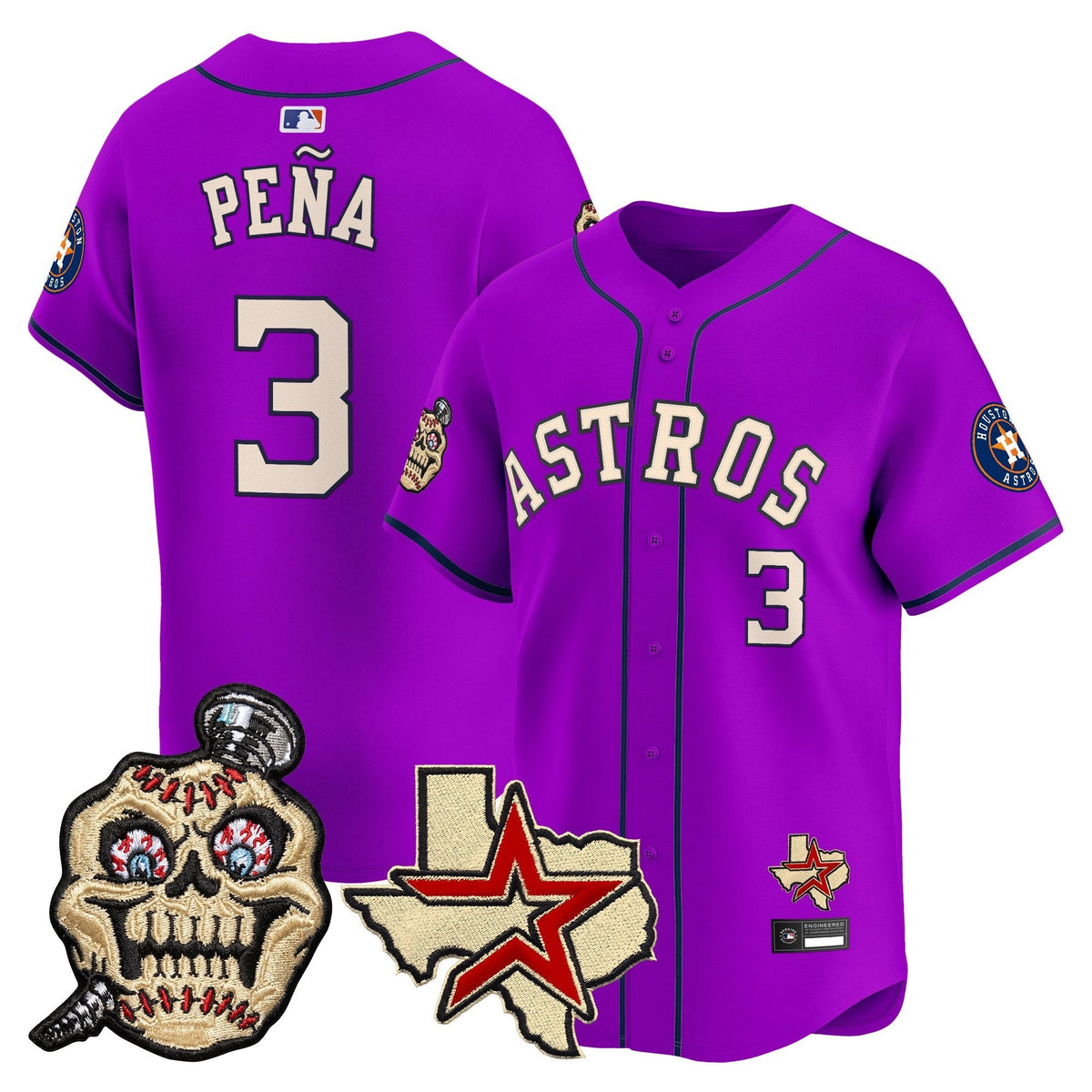 Houston Astros Screwed Up Click Vapor Premier Limited Jersey - Stitched-Cuztomshoes