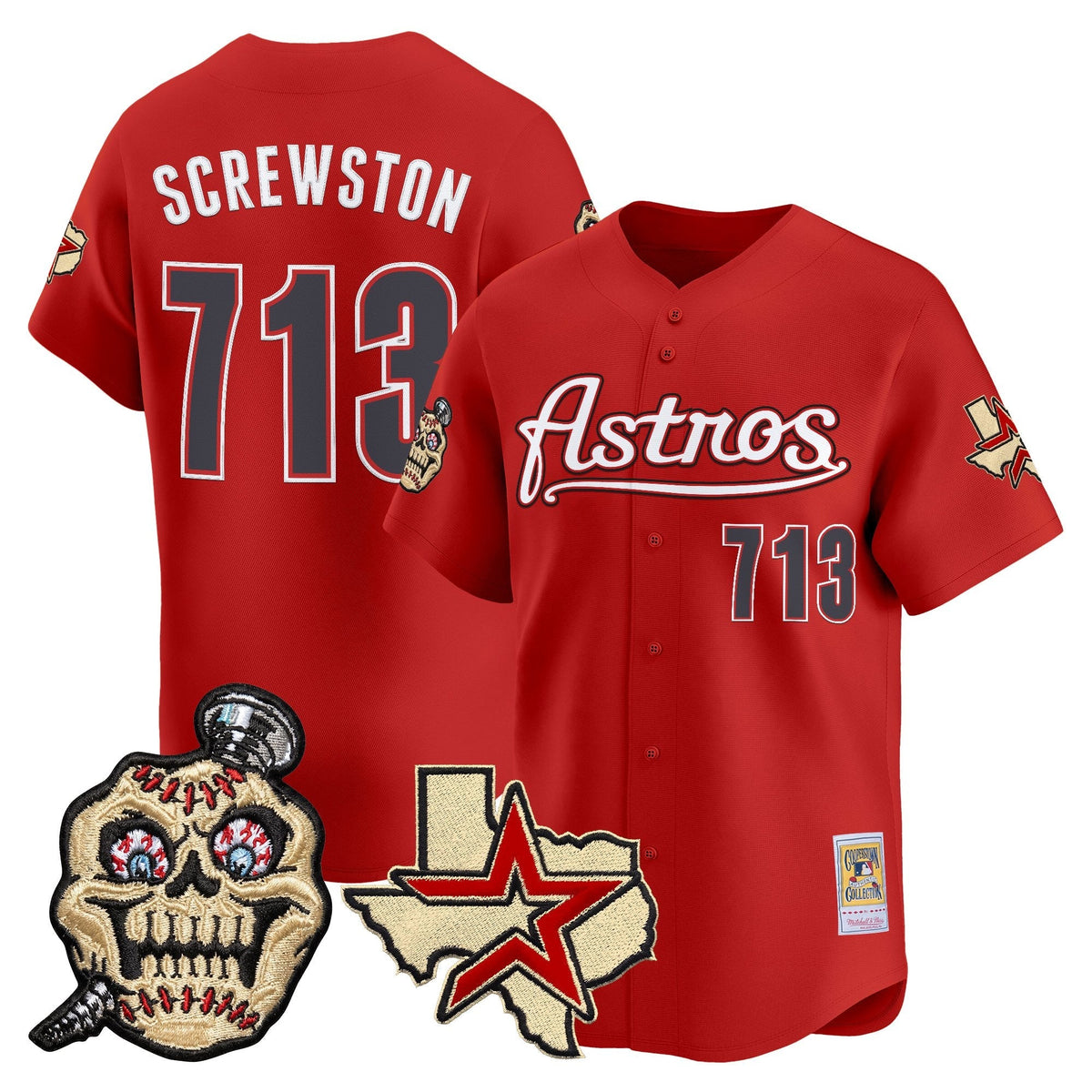 Houston Astros Screwed Up Click Vapor Premier Limited Jersey - Stitched-Cuztomshoes