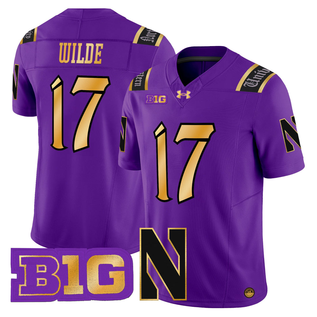Northwestern Wildcats 2026 Vapor Limited Jersey - All stitched-Cuztomshoes