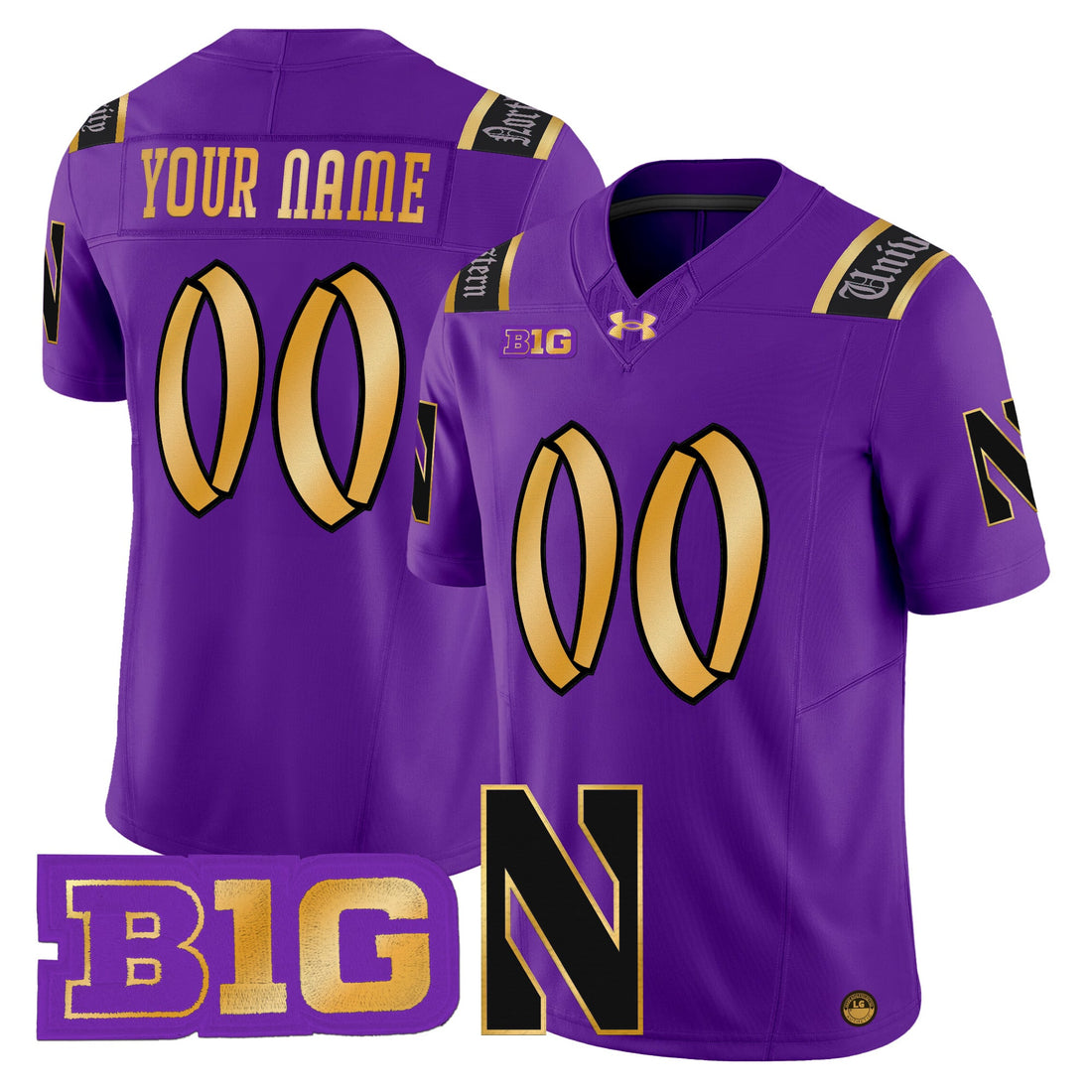 Northwestern Wildcats 2026 Vapor Limited Custom Jersey - All stitched-Cuztomshoes