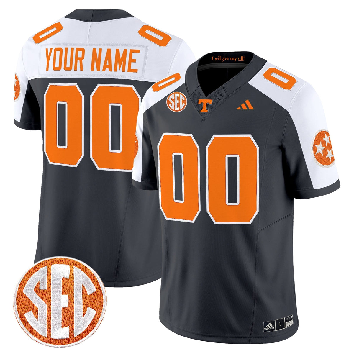 TENN 2026 Vapor Limited Custom Jersey - Stitched