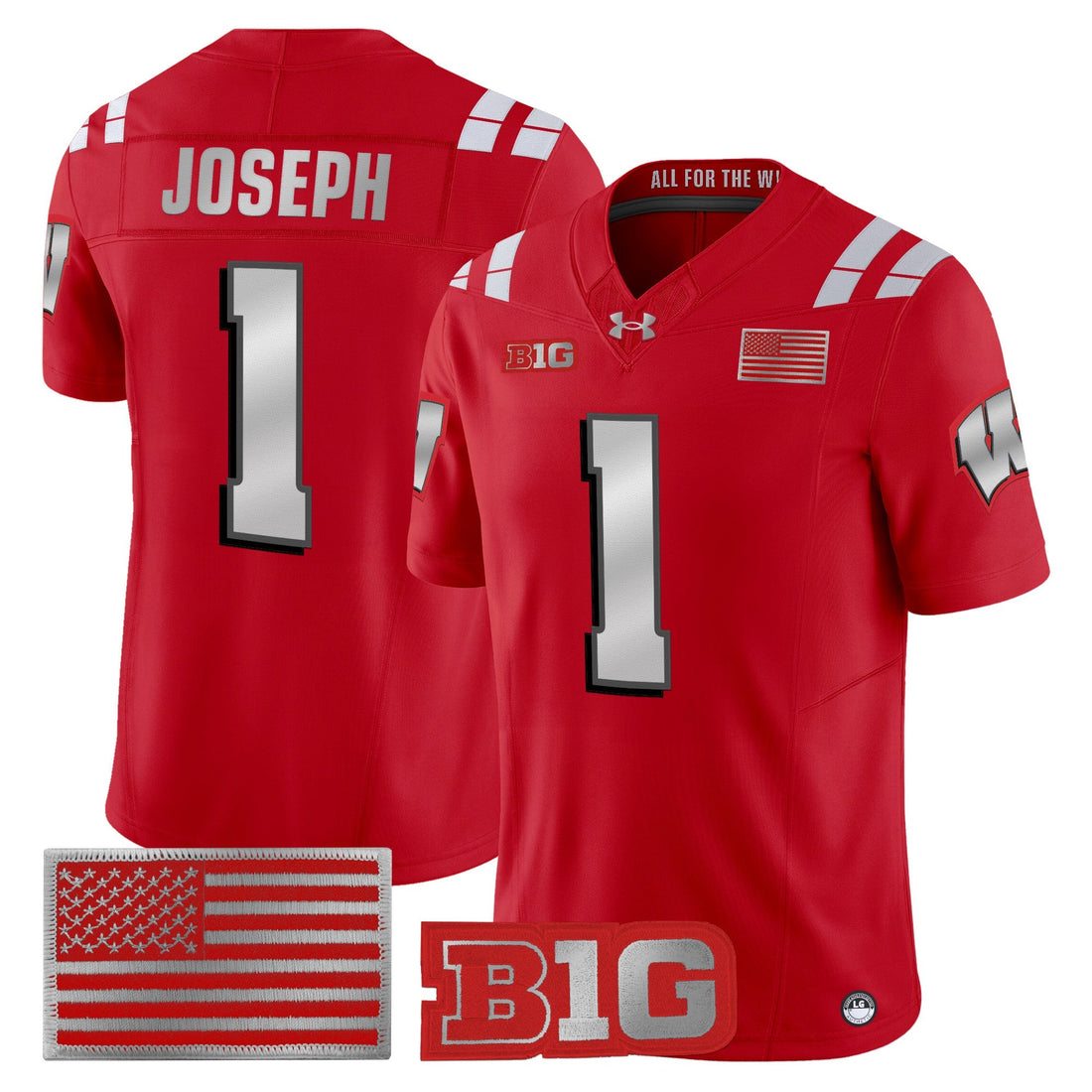 Wisconsin Badgers 2026 Lambeau Vapor Limited Jersey - Stitched-Cuztomshoes
