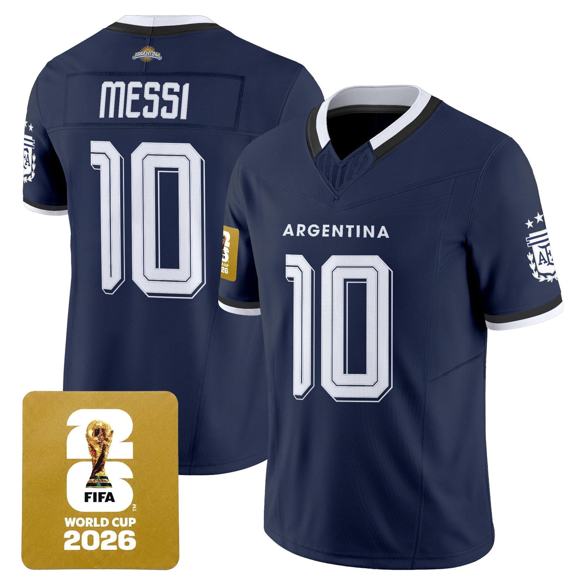 Argentina 2026 World Cup Vapor Football Jersey - Stitched-Cuztomshoes